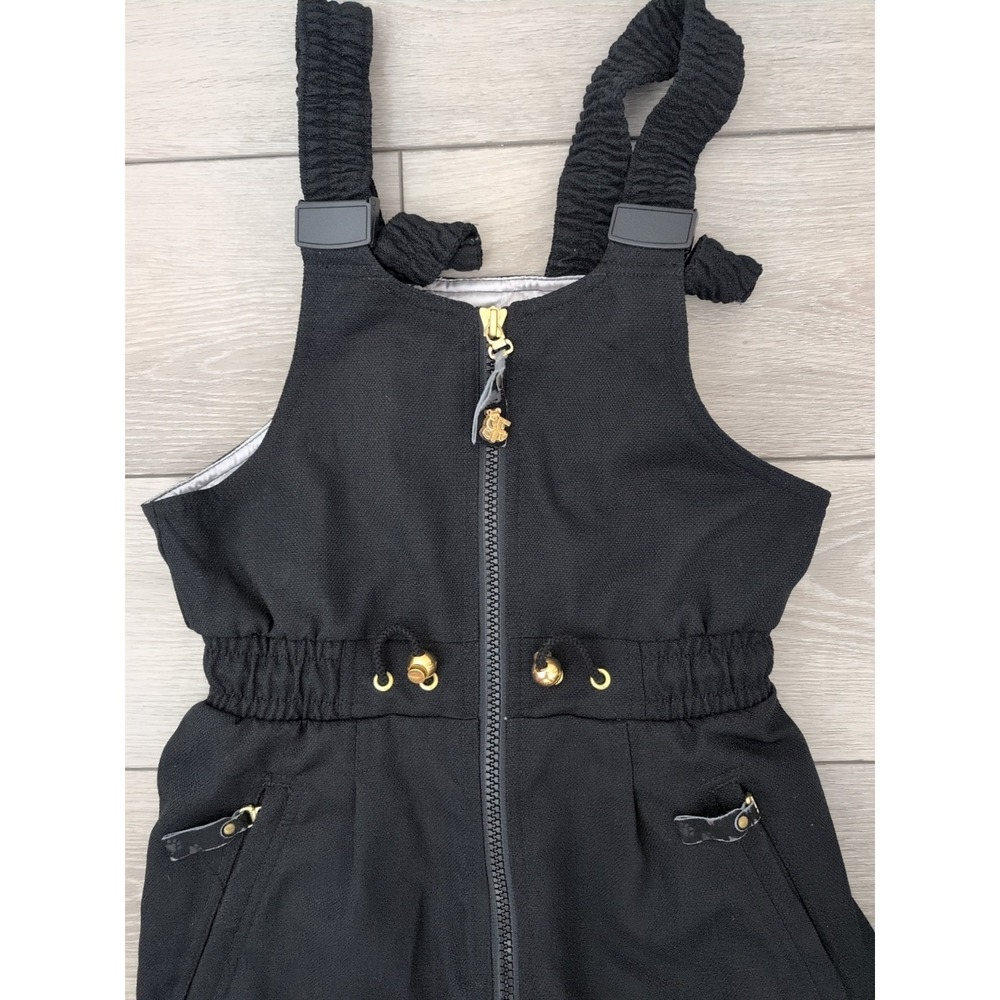 Vintage‎ LAFONT Italy Kids Or Womens Ski Bibs Overalls Black Size Unknown